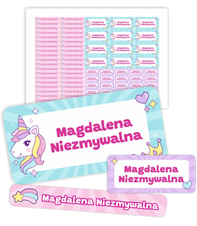 Nálepka s menovcom pre dieťa SchoolStickers